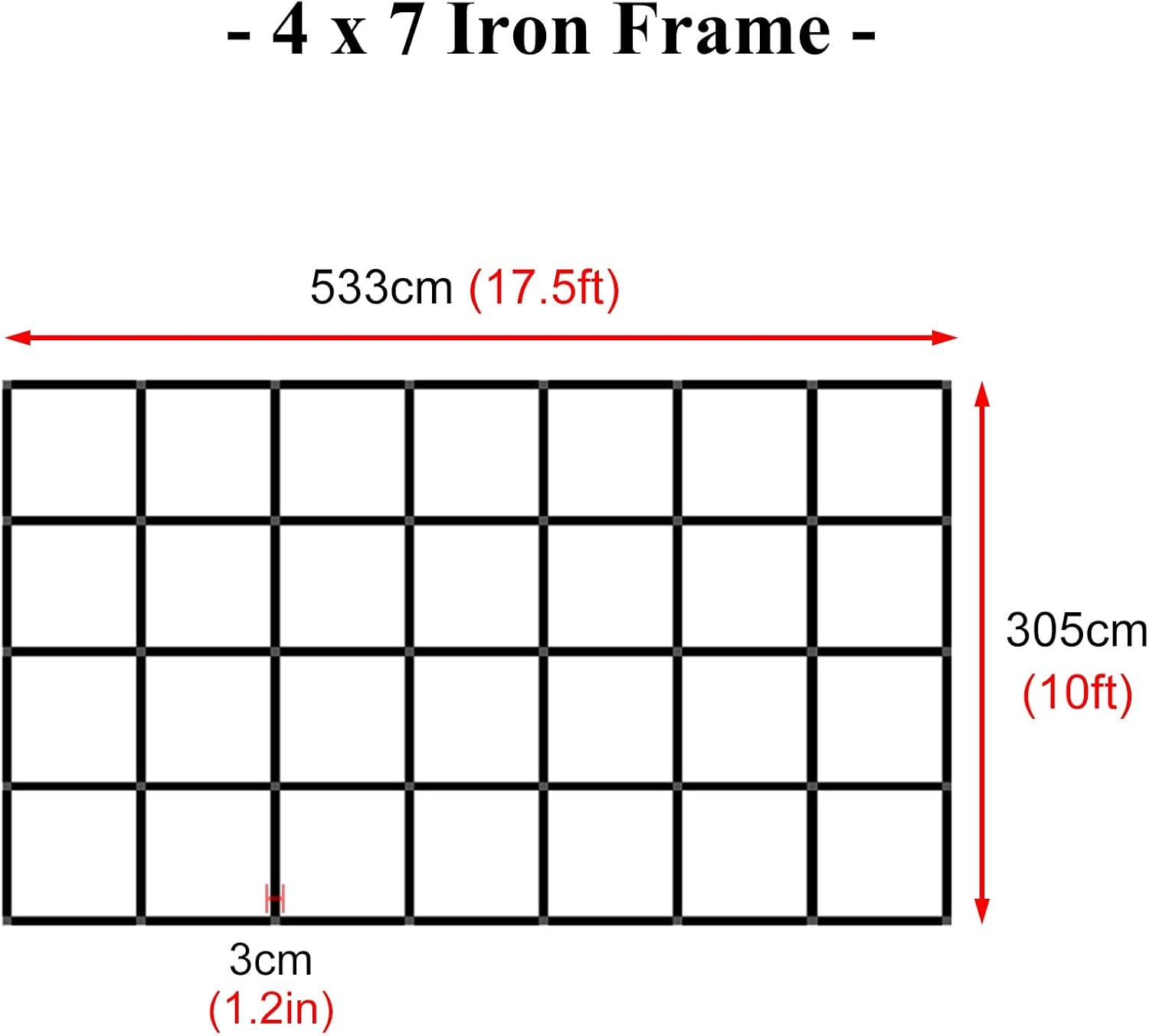 Collapsible Pop Up Backdrop Stand - 5 to 174ft Adjustable Tension Fabric Display