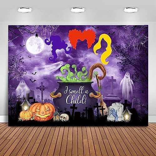 Mocsicka Halloween Baby Shower Backdrop 10x7ft