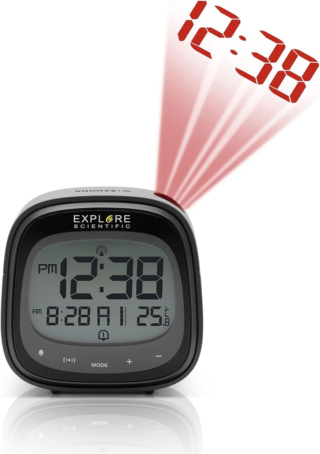 Explore Scientific Touch Key Radio Controlled Projection Clock 1