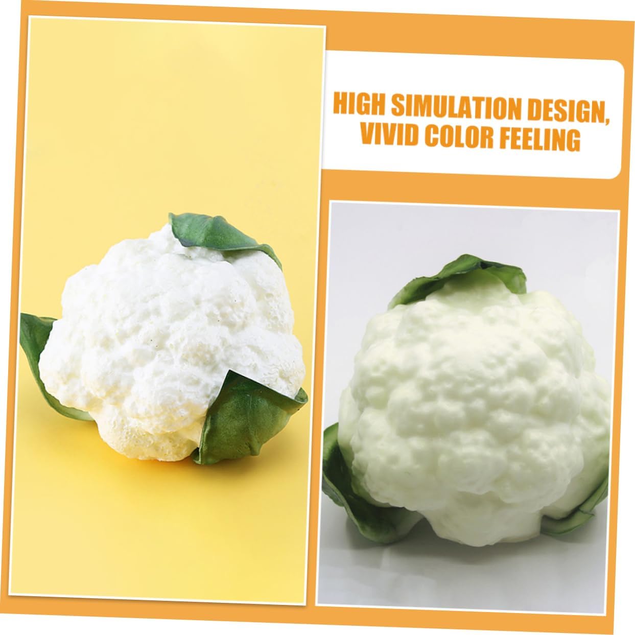 Ciieeo Realistic Artificial Broccoli Posing Prop