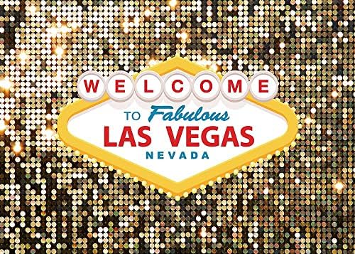 8x6ft Vegas Casino Poker Photo Backdrop