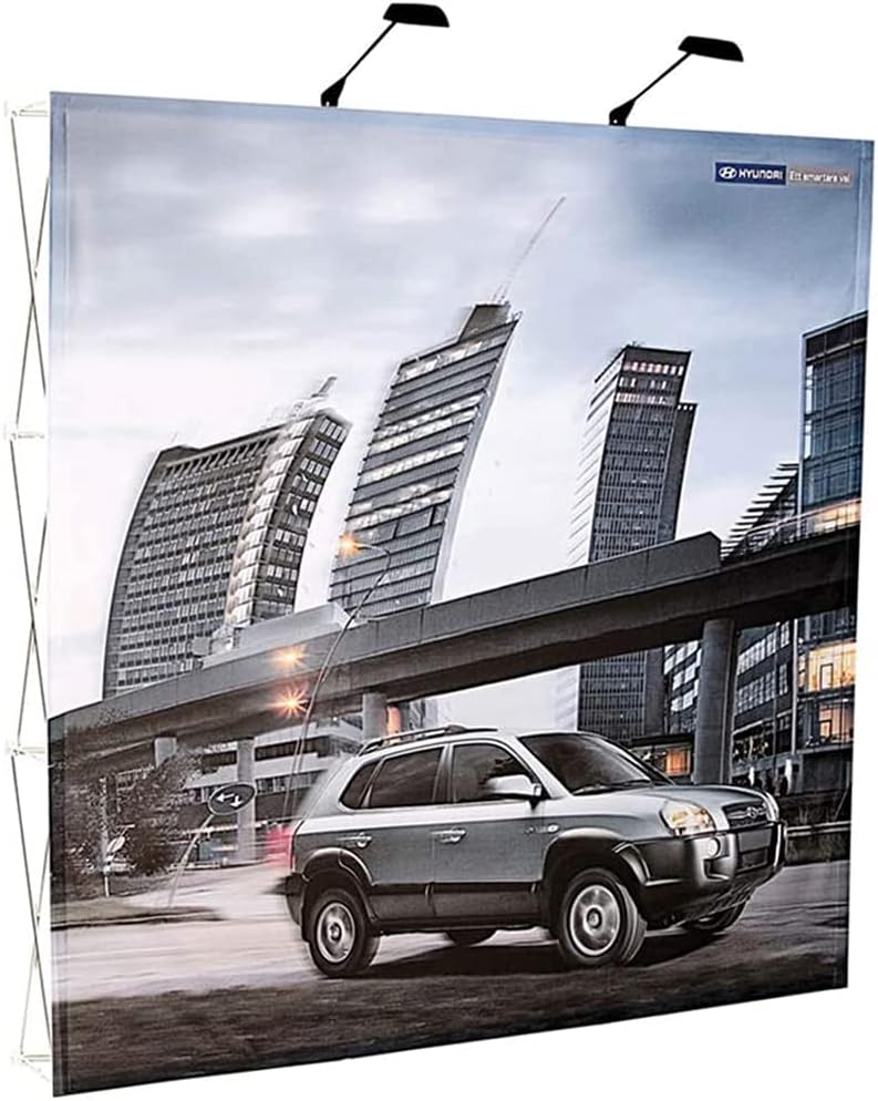 HIWOOSIGN LED Light 2 Pack for Pop-Up Display Stand Frame Only