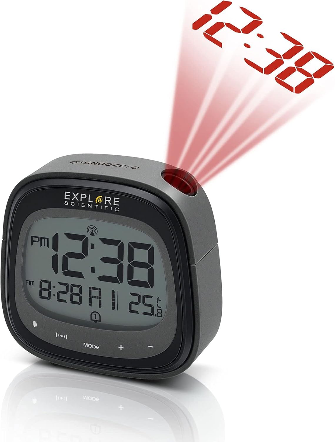 Explore Scientific Touch Key Radio Controlled Projection Clock 1