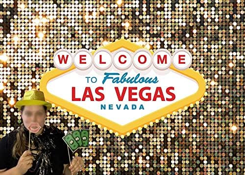 8x6ft Vegas Casino Poker Photo Backdrop