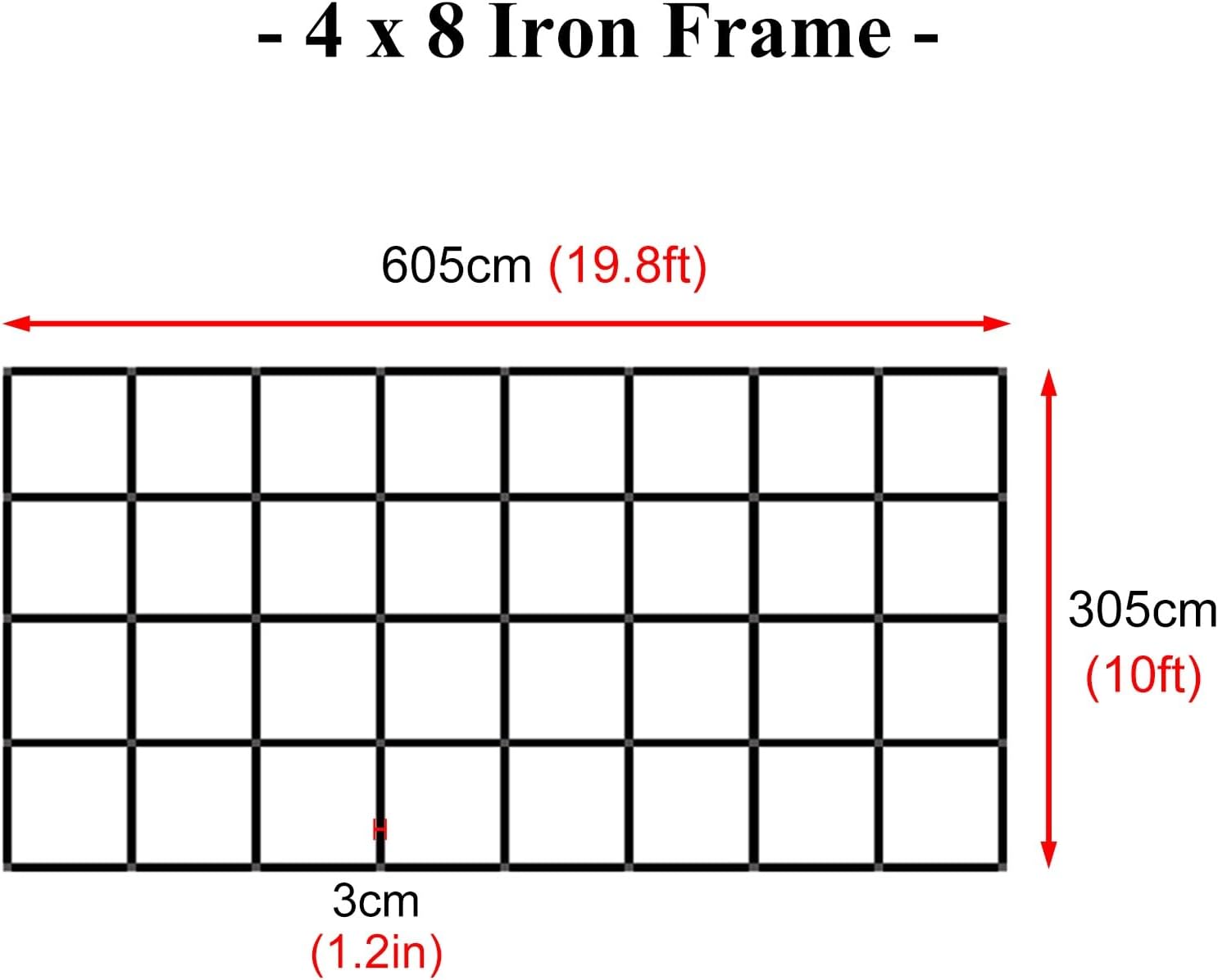Collapsible Pop Up Backdrop Stand - 5-174ft Adjustable Tension Fabric