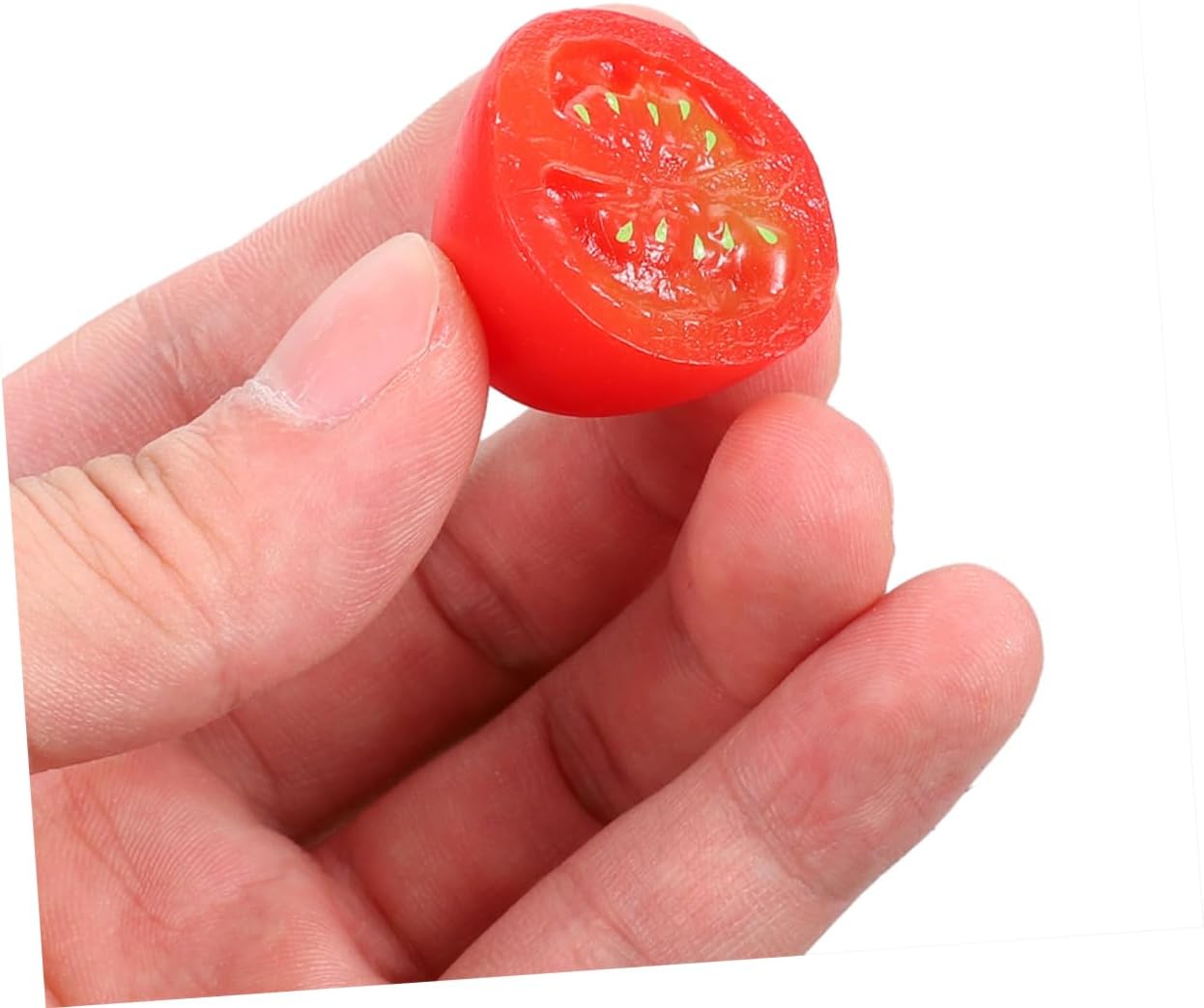 Zerodeko 10pcs Lifelike Cherry Tomato Models