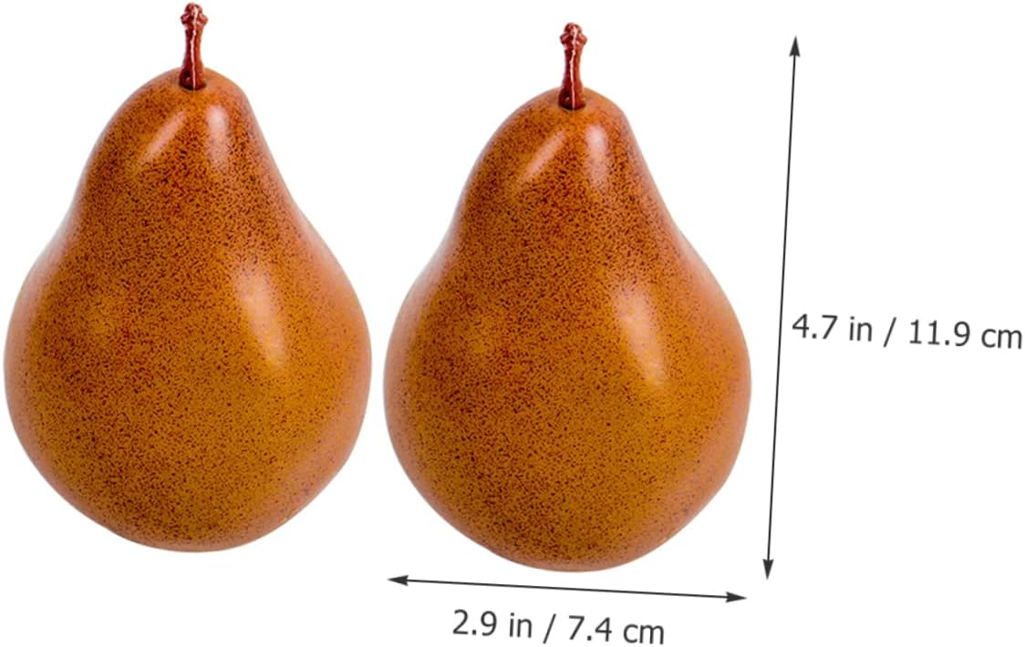 FAVOMOTO Artificial Pears for Home Garden Photo Props