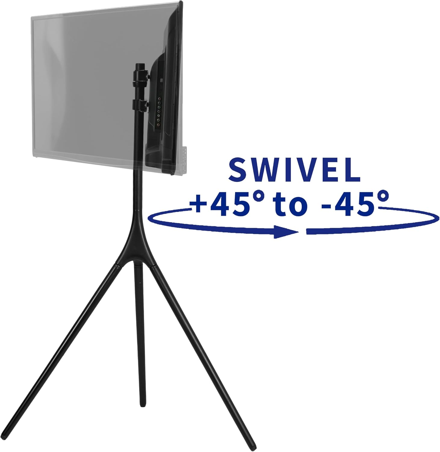 VIVO Artistic Easel TV Stand 45-65 Inch Black STAND-TV65AB