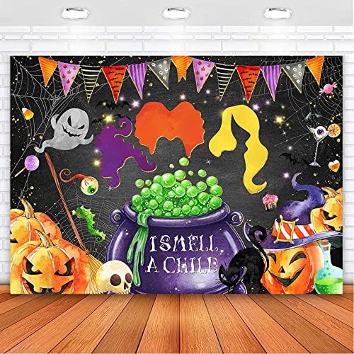 Avezano Halloween Baby Shower Backdrop Banner Decor