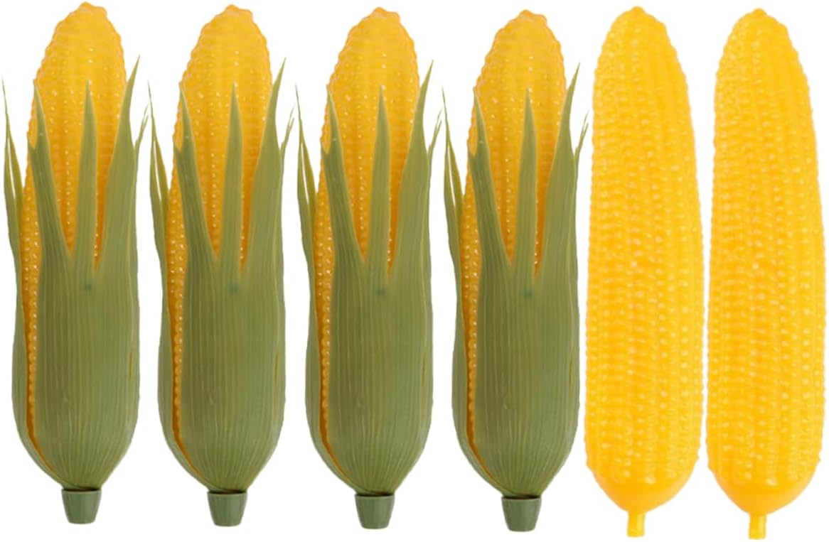MAGICLULU 6Pcs Realistic Artificial Corn Decor