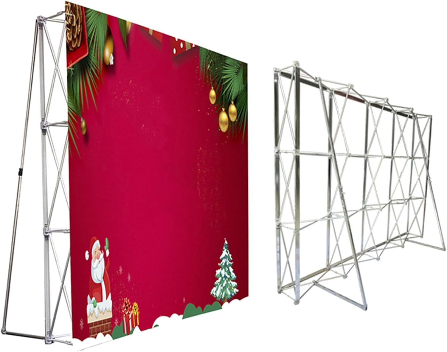 EXCLURA 10x20 Ft Tension Fabric Pop Up Display Stand for Trade Shows