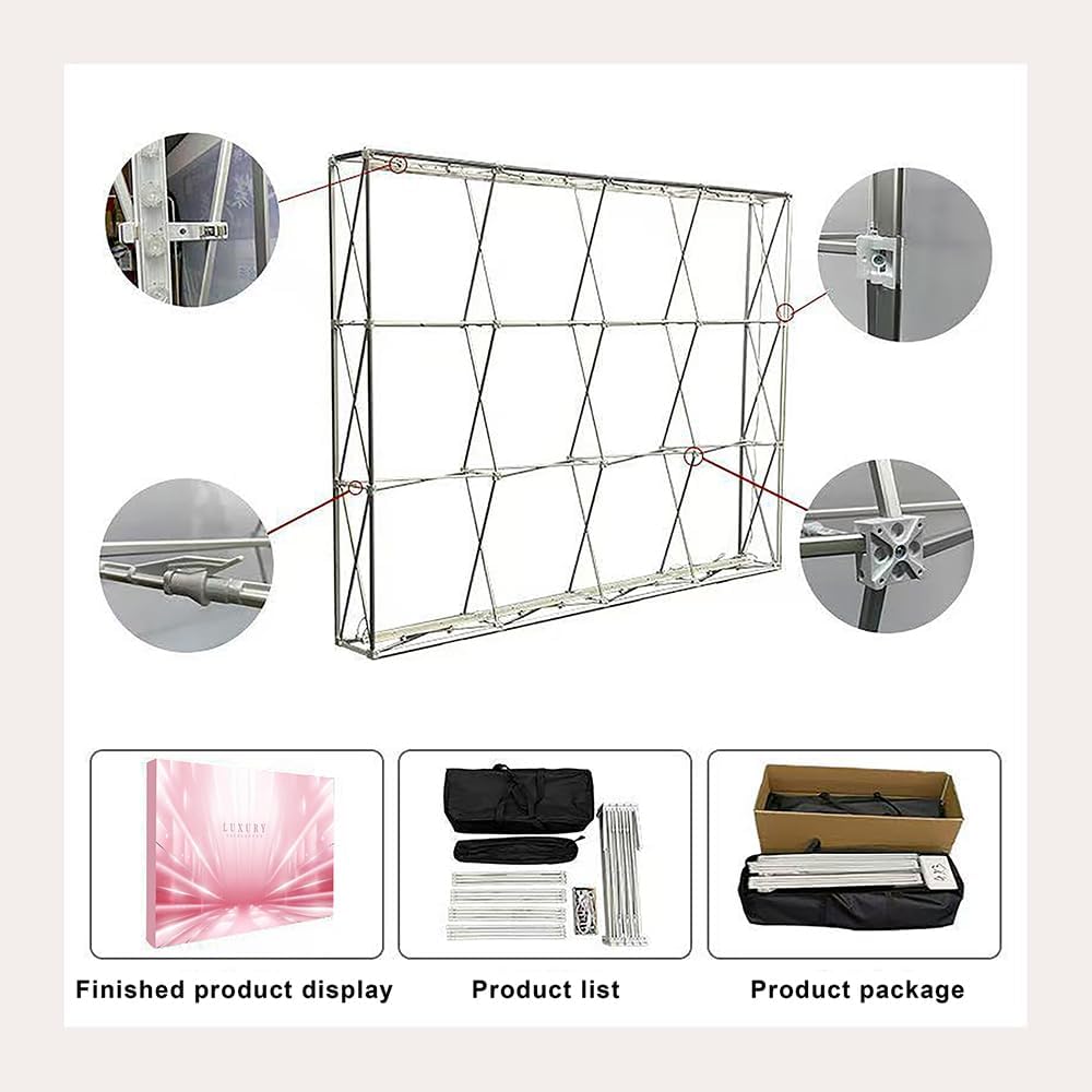 Custom Pop Up Display Collapsible Stand for Trade Shows and Weddings