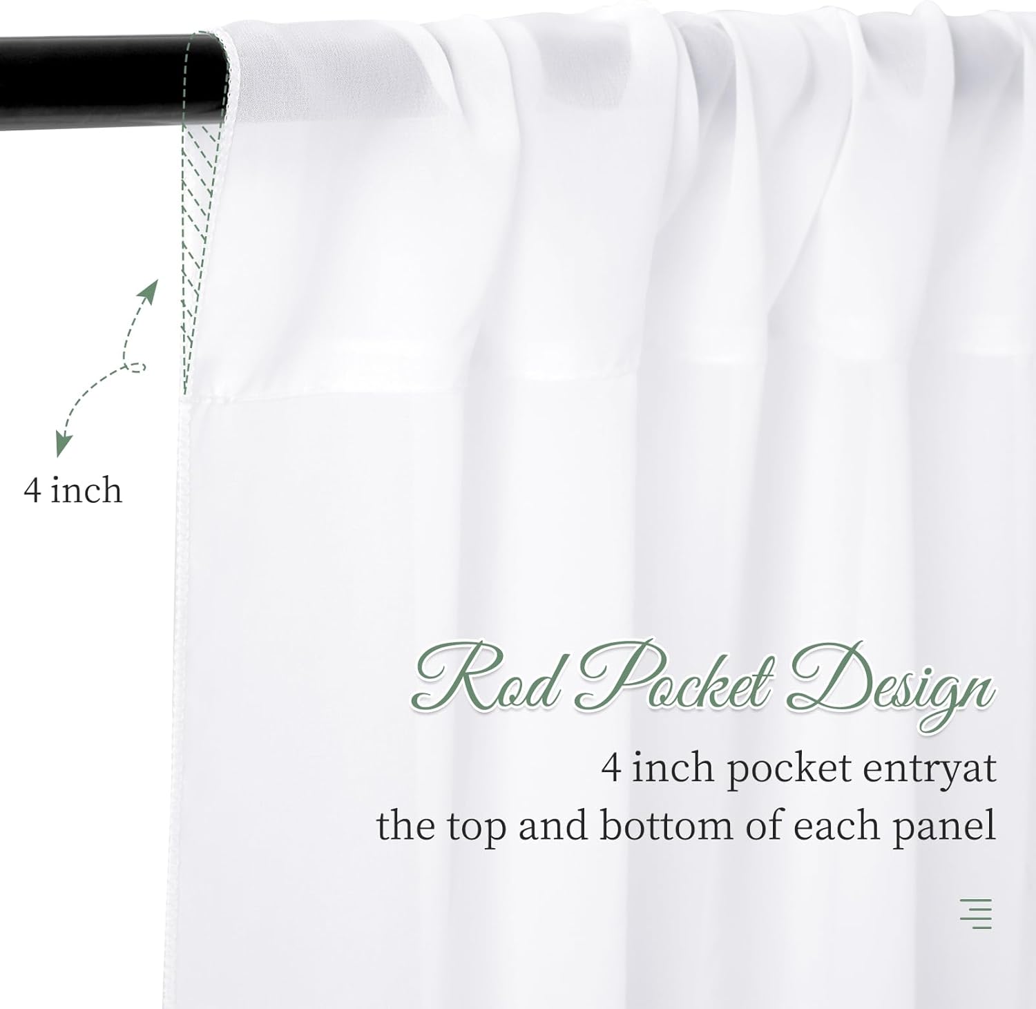 6 Panels White Ceiling Drapes Wedding Decorations