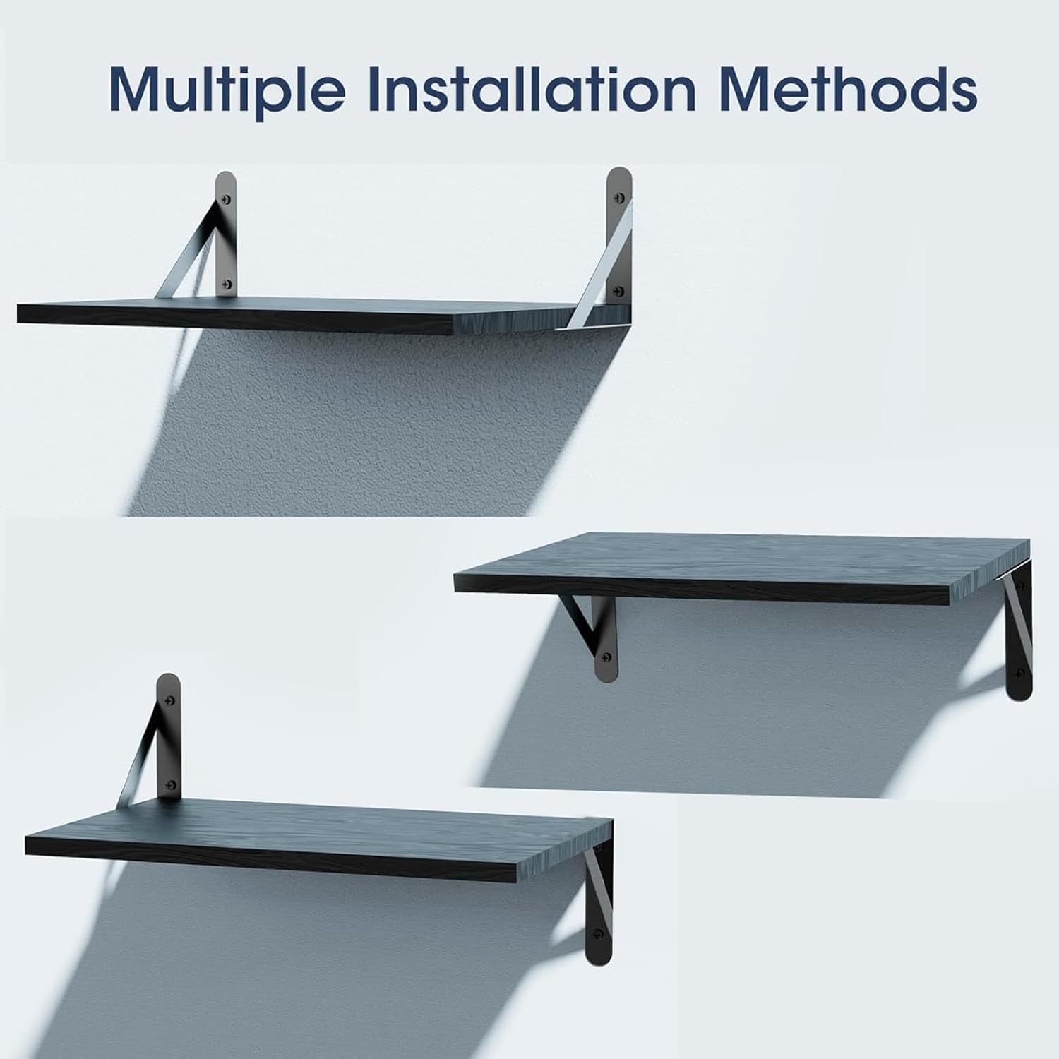 Projector Wall Mount Floating Shelf with Cable Management