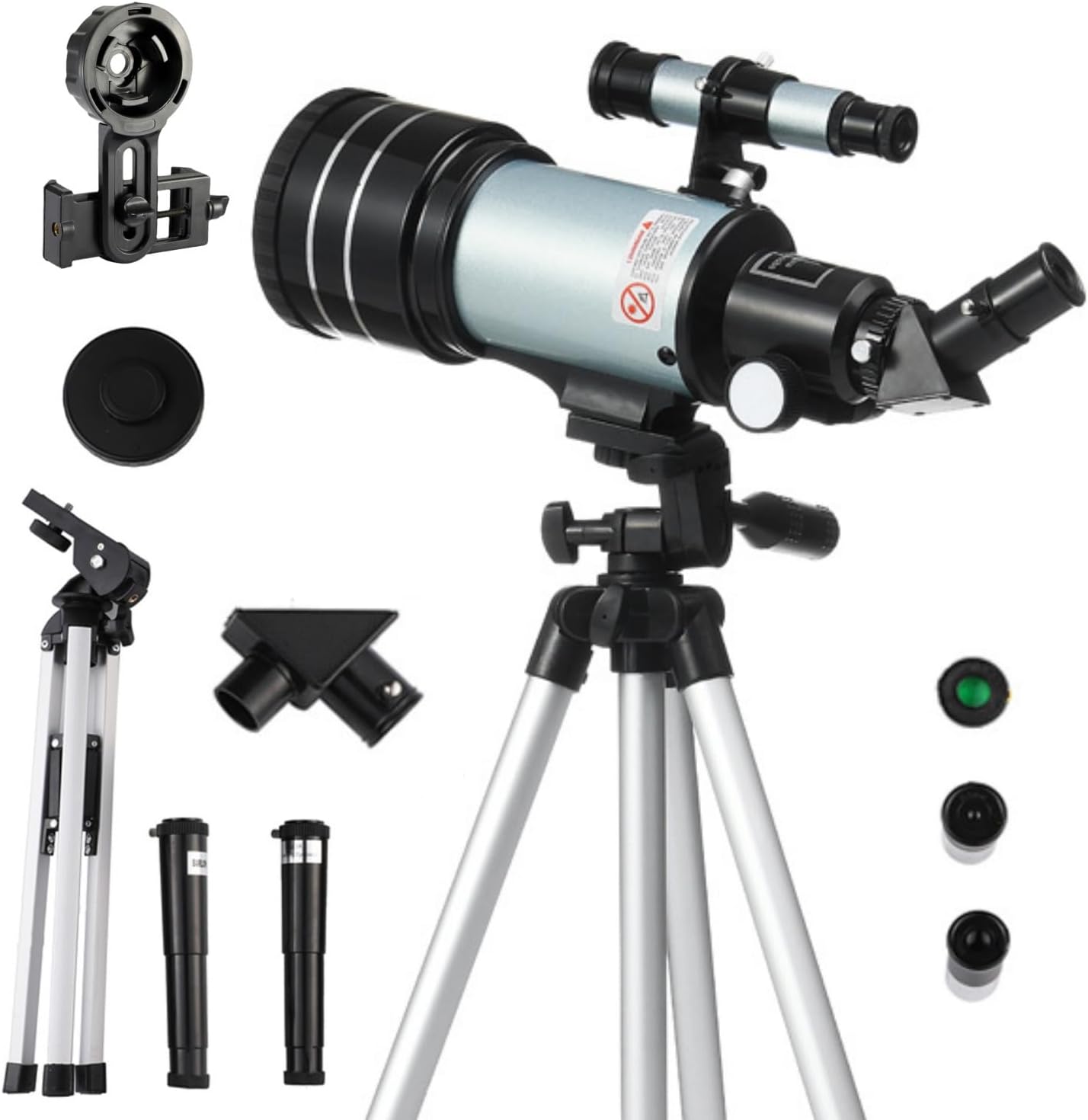 Hoorawwi 70mm Aperture Telescope for Kids and Adults