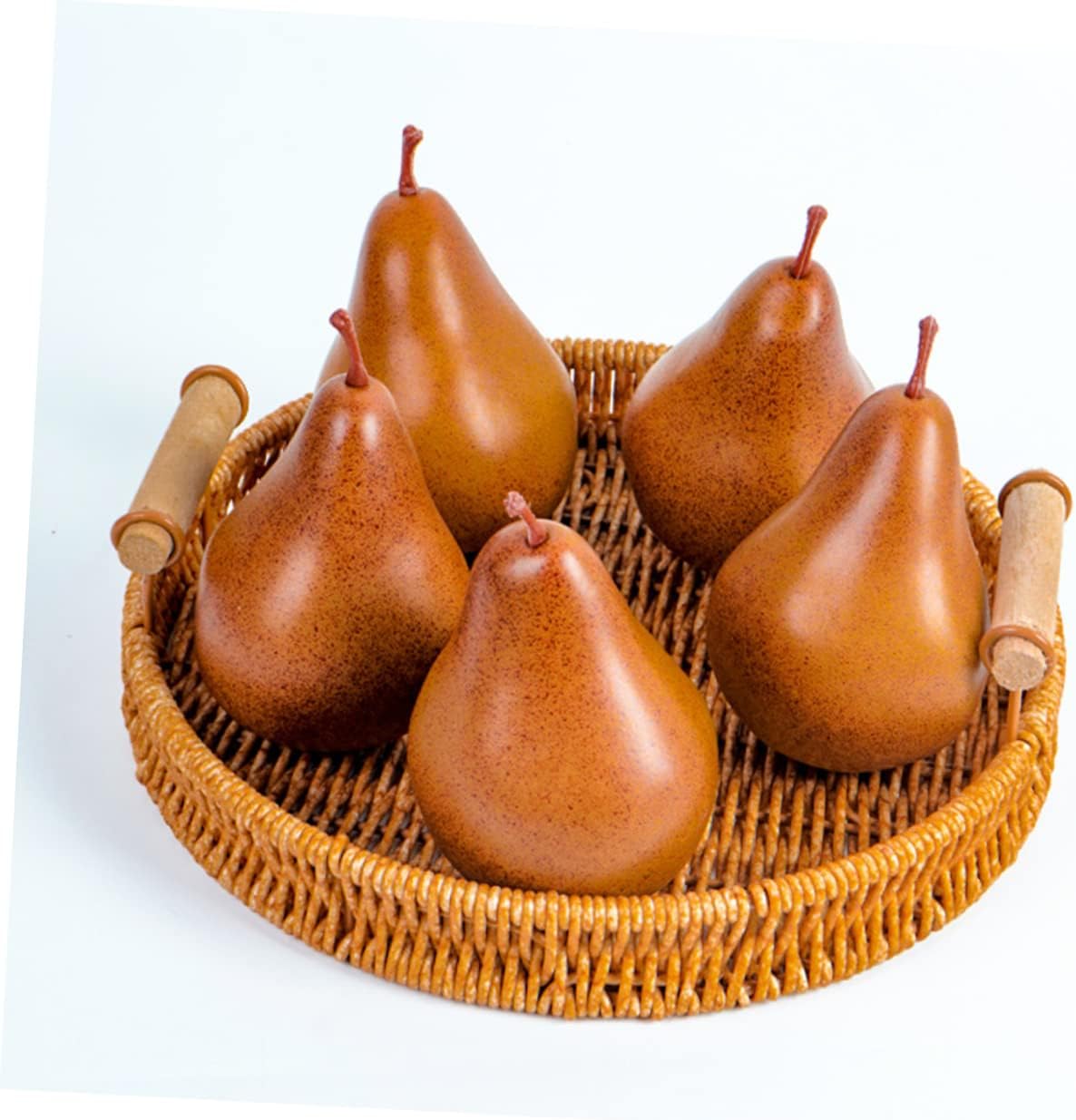 FAVOMOTO Artificial Pears for Home Garden Photo Props
