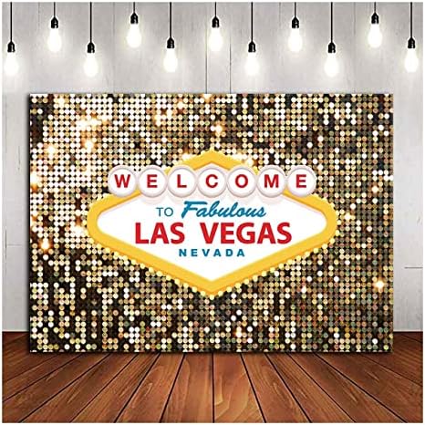 8x6ft Vegas Casino Poker Photo Backdrop