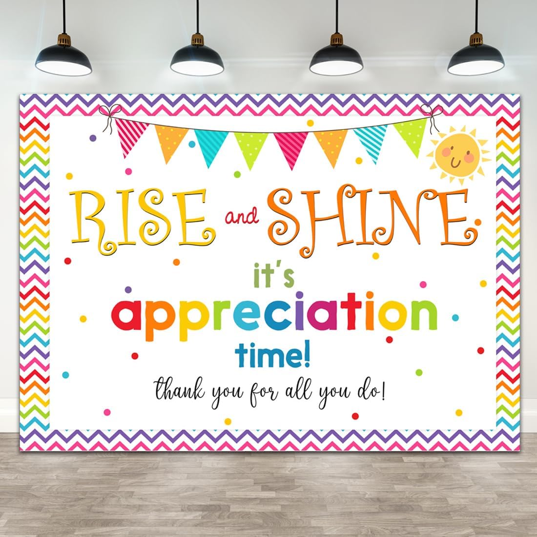 Thank You Banner Backdrop 7x5ft Appreciation Decor