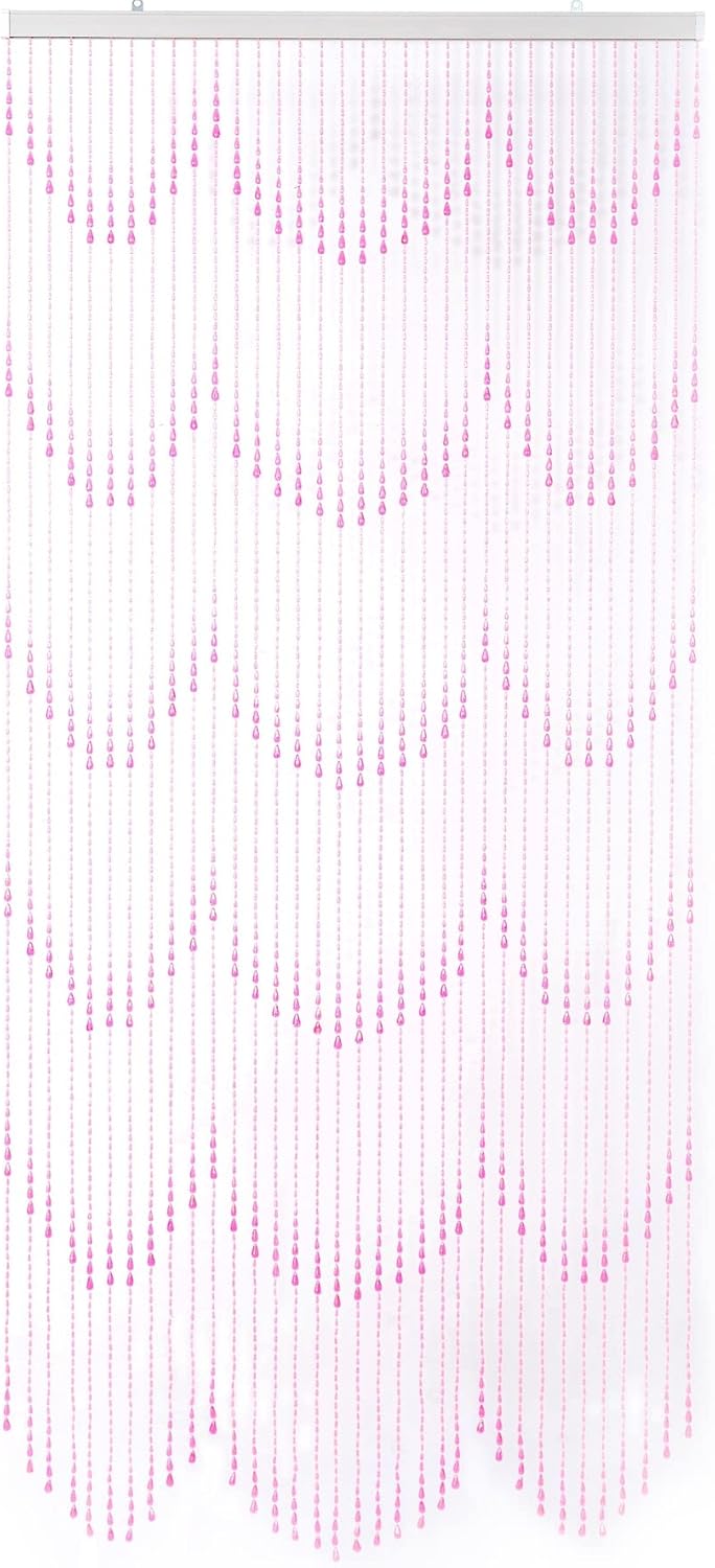 FlavorThings Iridescent Raindrops Beaded Curtain 34 Strands