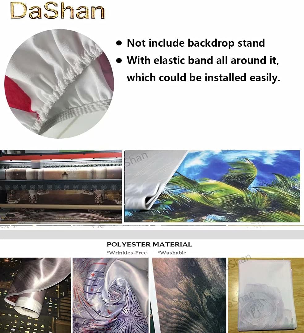 DASHAN 75ft Grad Round Backdrop Cover