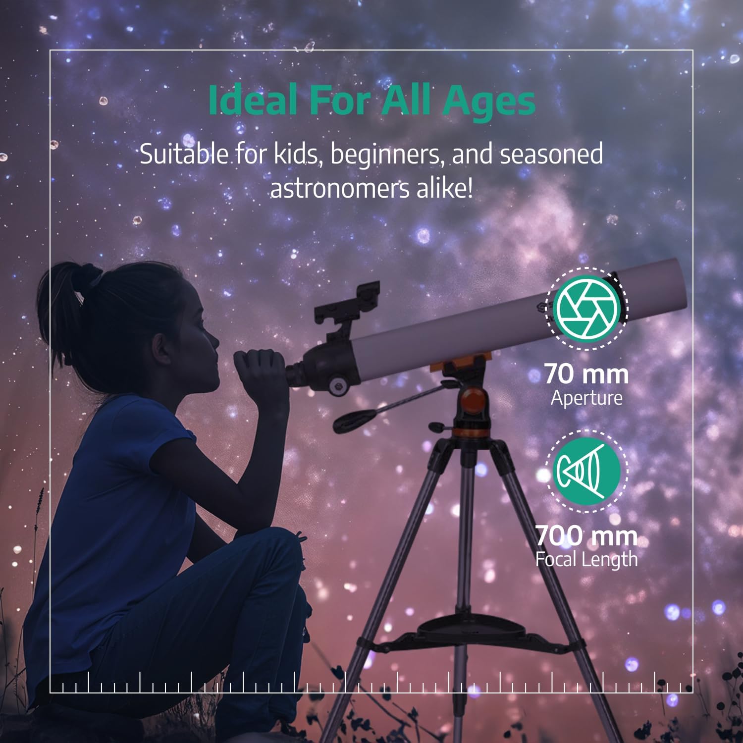 Slokey Discover The World 70mm Astronomy Telescope
