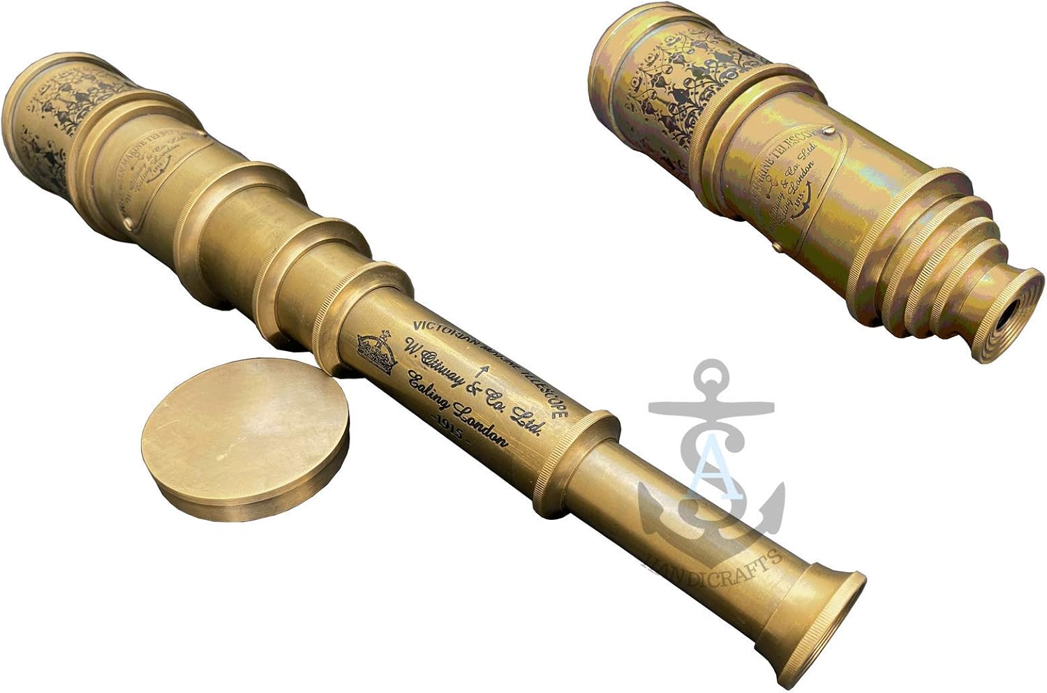 Brass Handheld Pirate Spyglass Telescope