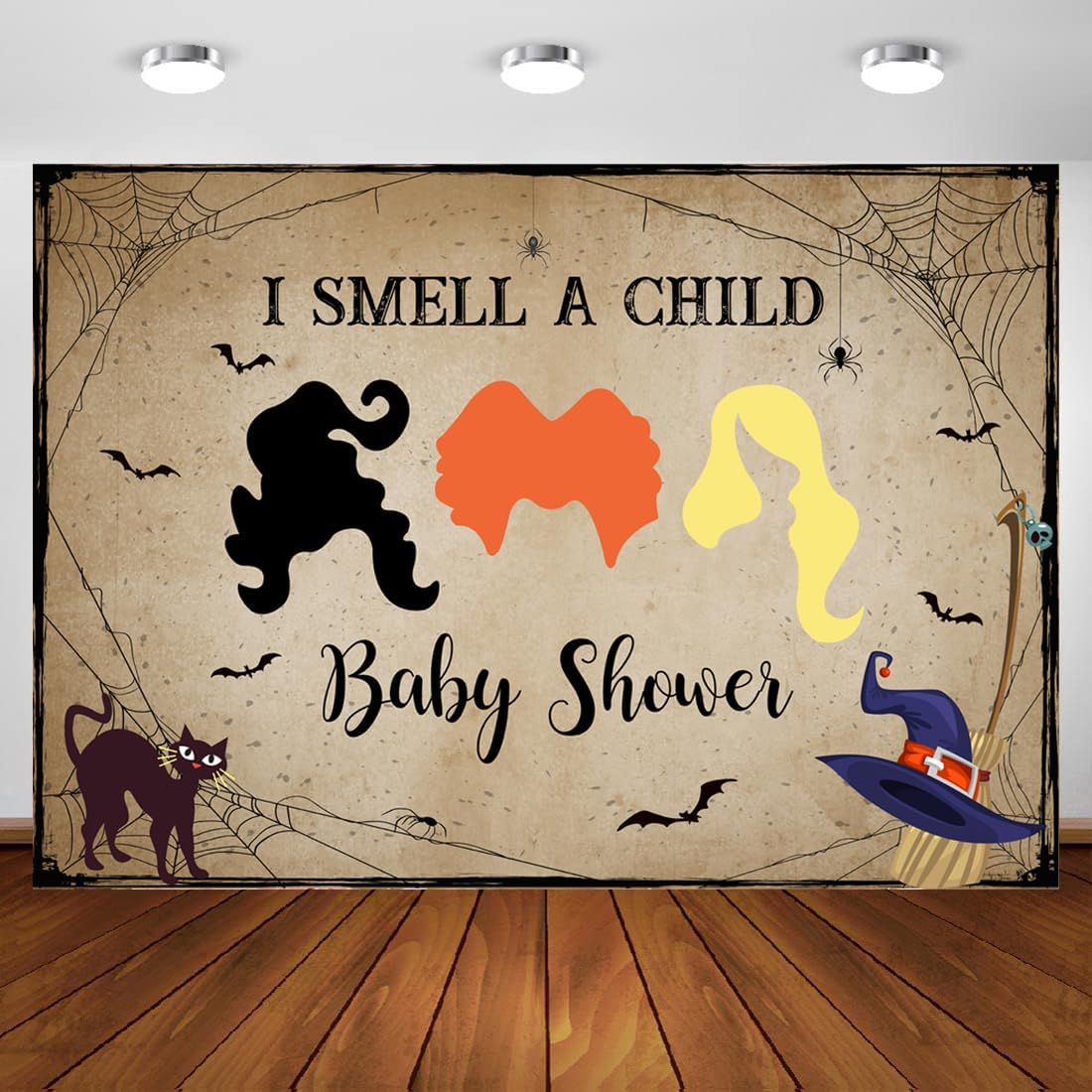 Halloween Hocus Pocus Backdrop 9x6ft Photo Studio Decor