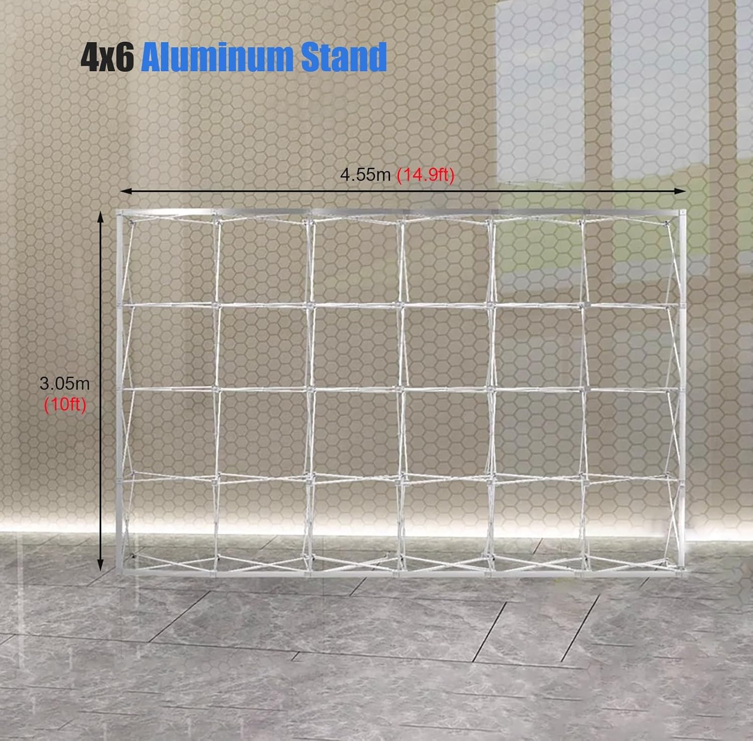 Portable Pop Up Display Stand with Carrying Bag