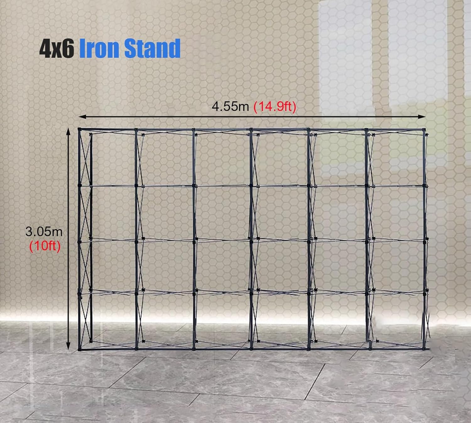 Portable Collapsible Pop Up Display Stand Frame