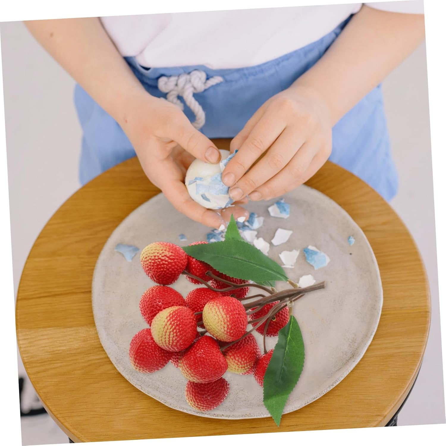 Wakauto Realistic Artificial Lychee Posing Prop