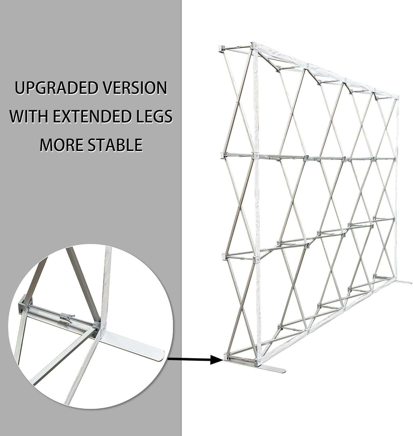 8x8 Portable Pop-Up Display Stand Frame Only