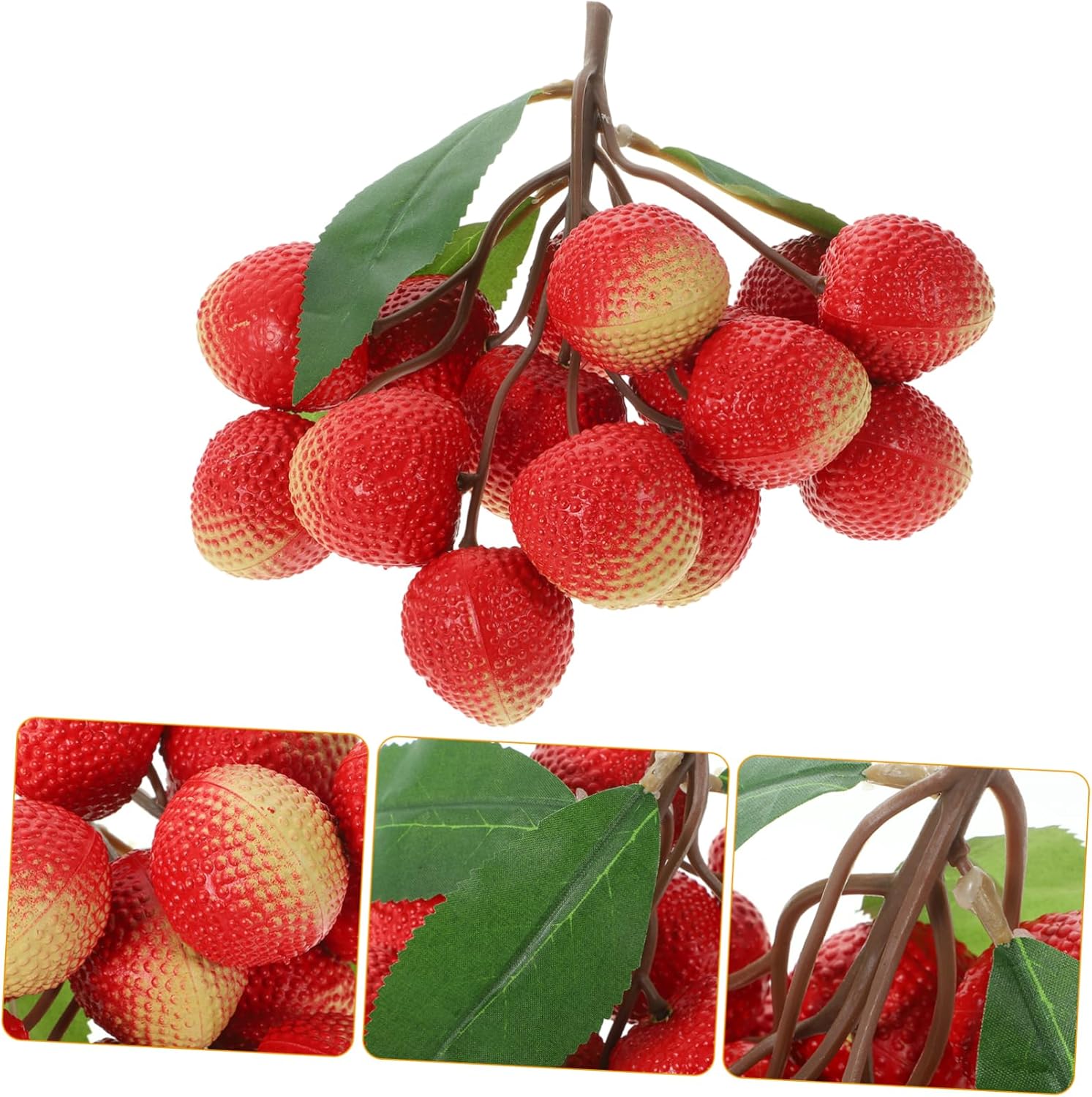 Wakauto Realistic Artificial Lychee Posing Prop