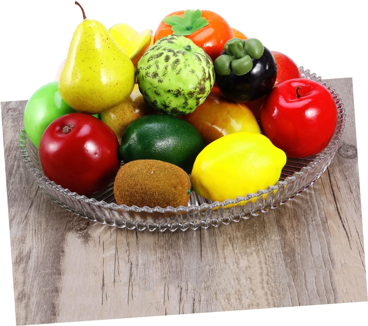 Garvalon Realistic Red and Yellow Mango Photo Props
