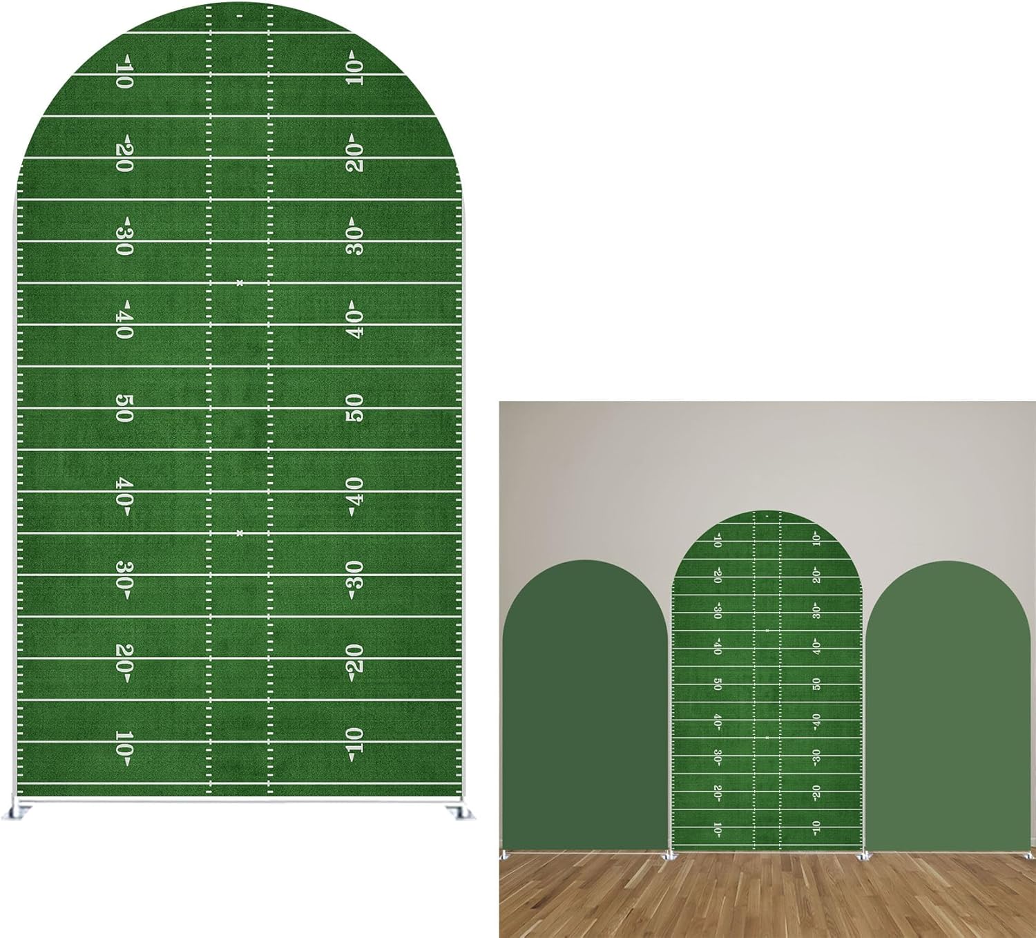 Sports Football Field Birthday Party Arch Backdrop Cover Decorations