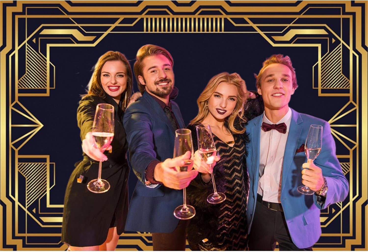 Baocicco 12x8ft Gatsby Style Photo Backdrop