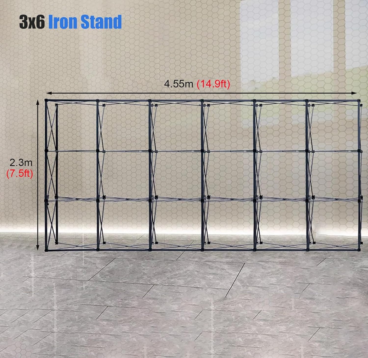 75 X 10 Ft Collapsible Blackout Pop Up Booth Stand