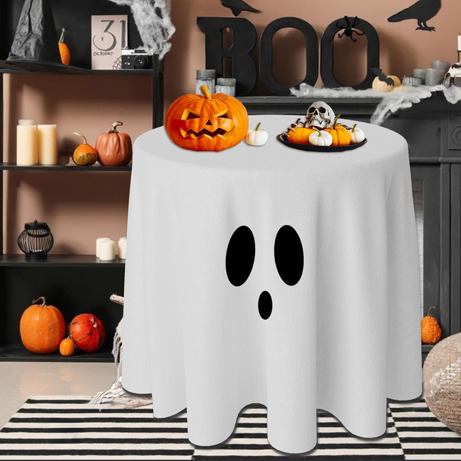 B-ZB-249 Halloween Table Skirt Decorations