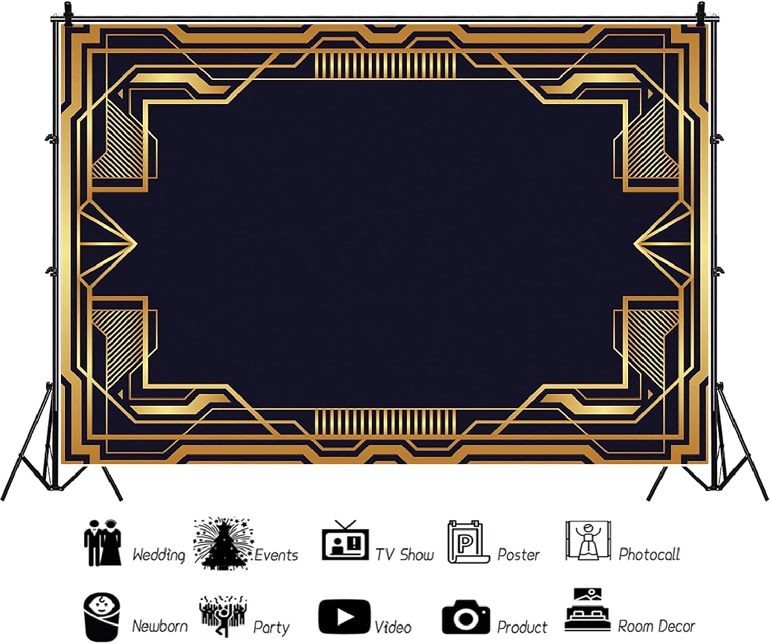 Baocicco 12x8ft Gatsby Style Photo Backdrop