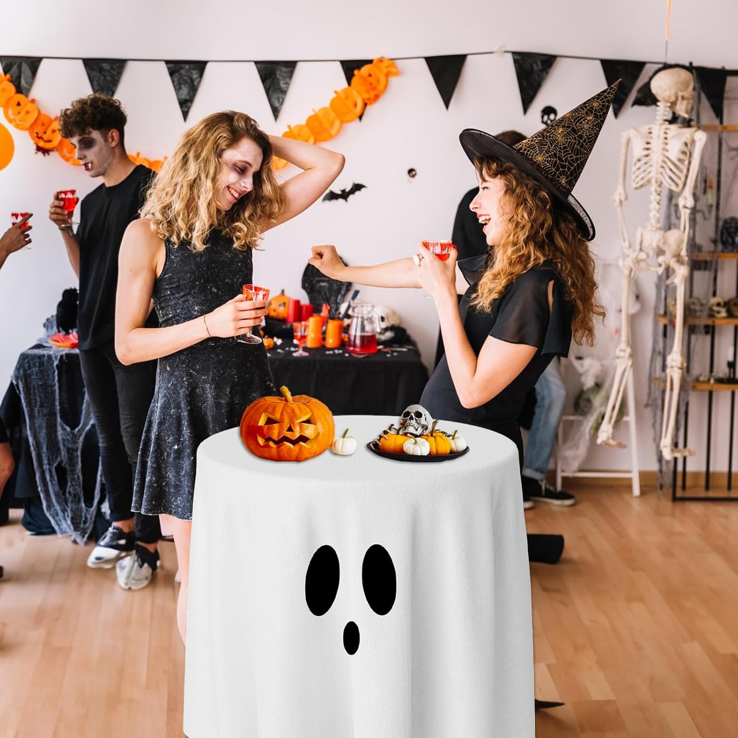B-ZB-249 Halloween Table Skirt Decorations