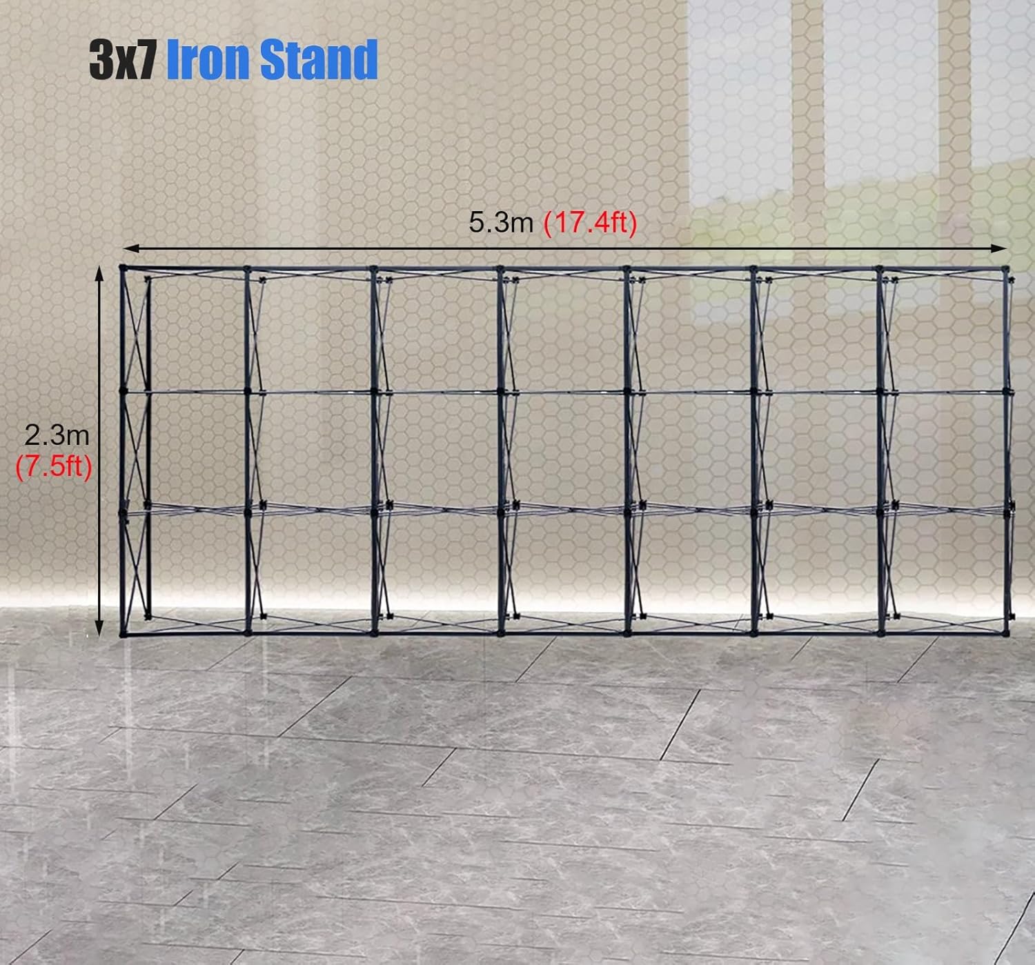 75 X 10 Ft Collapsible Black Out Pop Up Booth Stand