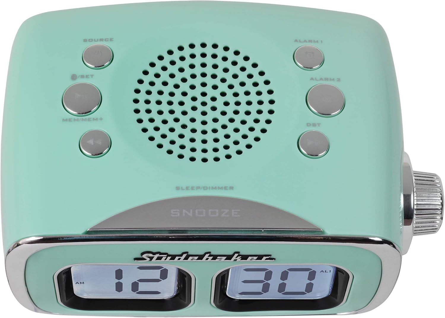 Studebaker Retro Clock Radio with Bluetooth and USB
