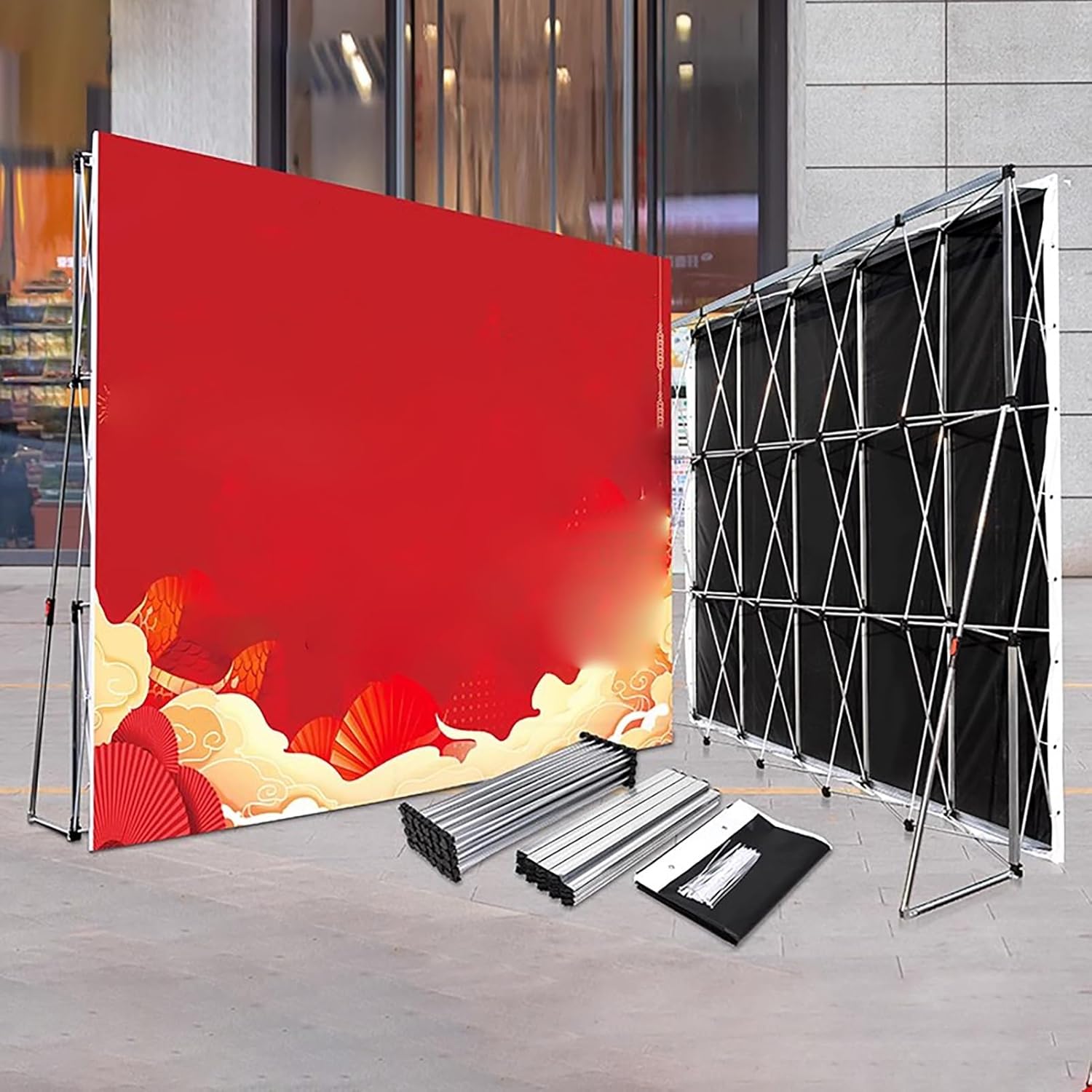 Portable Pop Up Display Stand with Carrying Bag