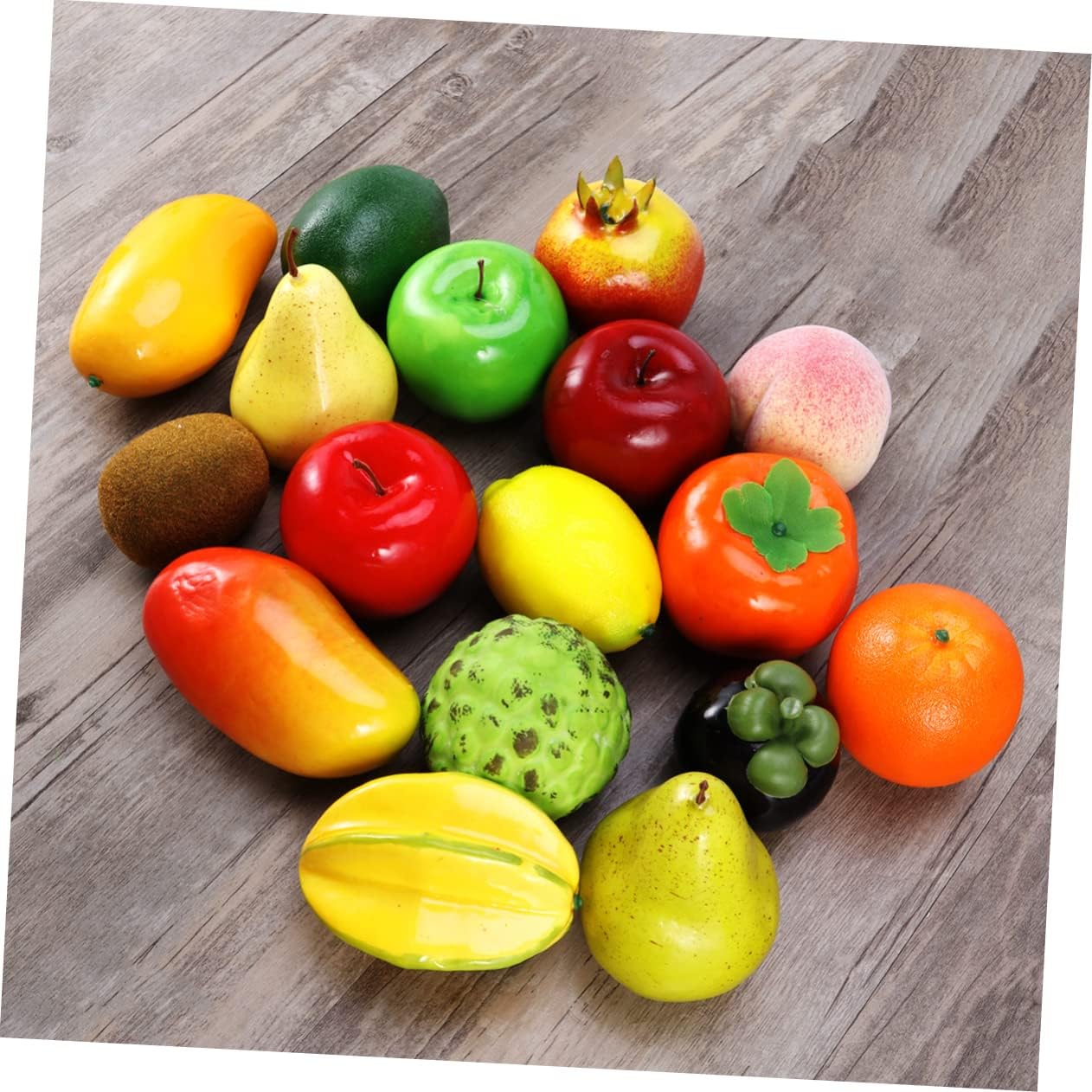 Creative Red Yellow Mango Artificial Fruit Props for Photography and Display
