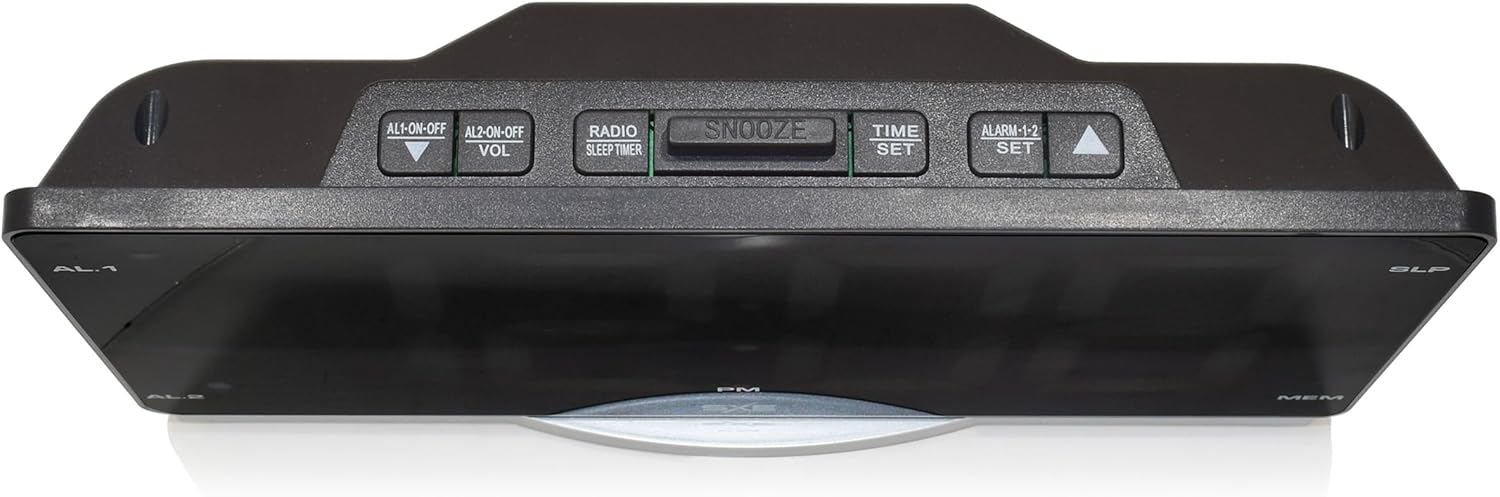 SXE Westclox Digital LED Alarm Clock Radio with USB Charging