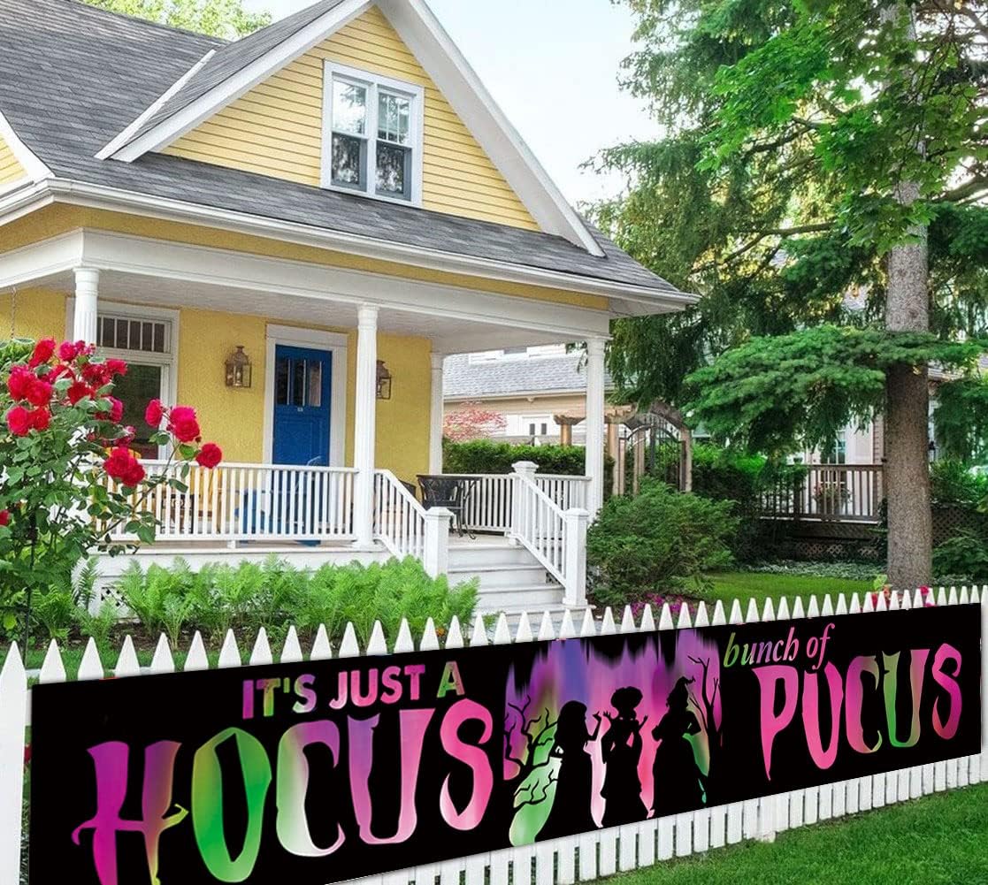 Hocus Pocus Halloween Banner 98 x 16 ft