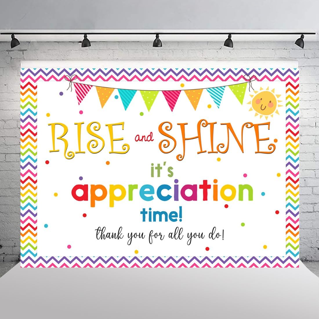 Thank You Banner Backdrop 7x5ft Appreciation Decor