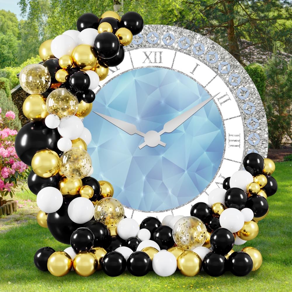 75x75ft Crystal Blue Round Backdrop for Events
