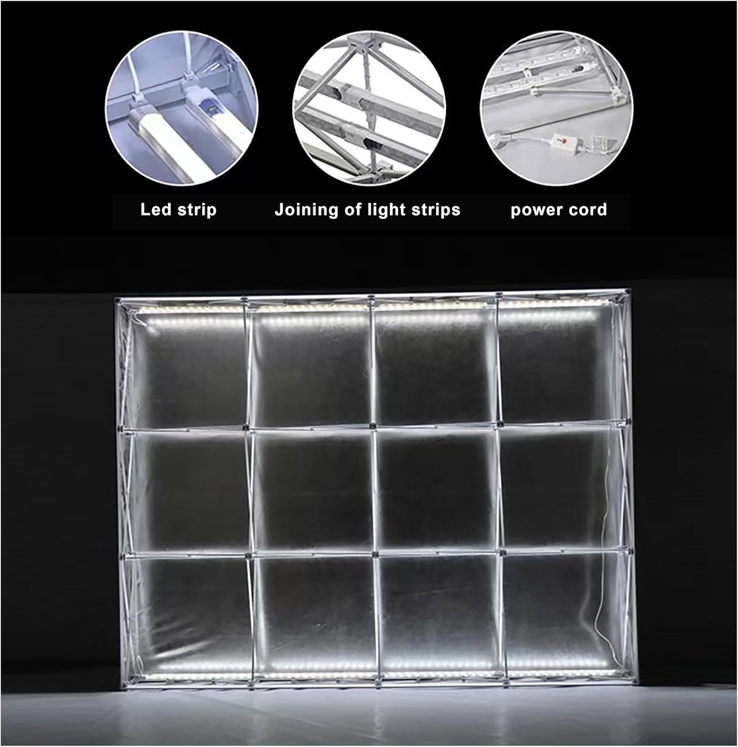 Custom Pop Up Display Collapsible Stand for Trade Shows and Weddings