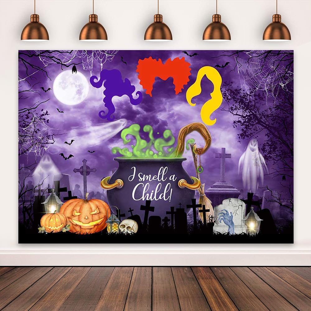 Mocsicka Halloween Baby Shower Backdrop 10x7ft