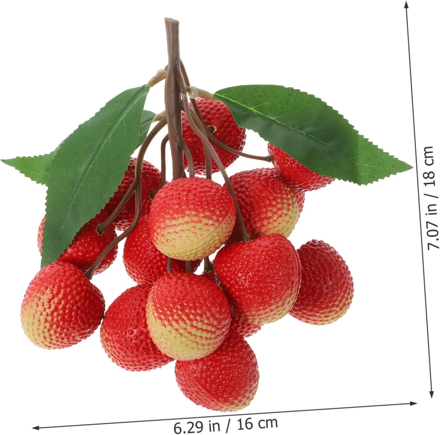 Wakauto Realistic Artificial Lychee Posing Prop
